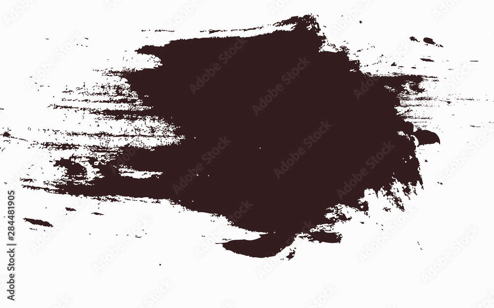 Abstract background grunge texture. Brush shape paint ink color brown and white