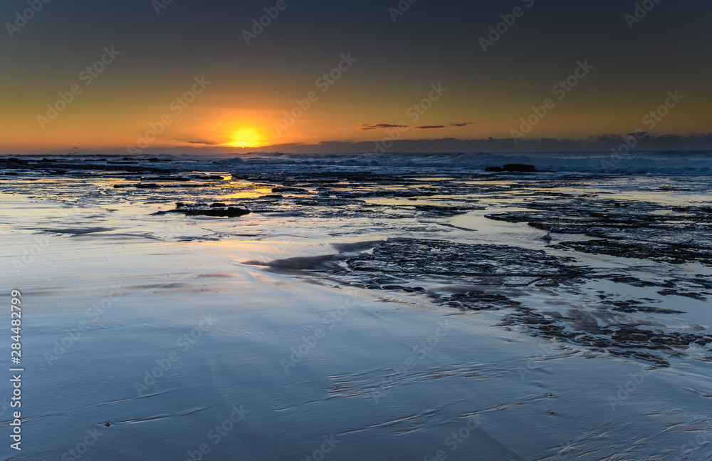 Clear Skies Sunrise Seascape