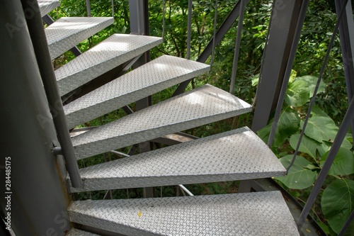 Spiral staircase made of steel , thailand