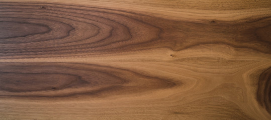 Black walnut wood texture from two boards oil finished