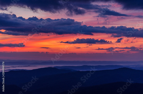 Wschód słońca Bieszczady  © wedrownik52