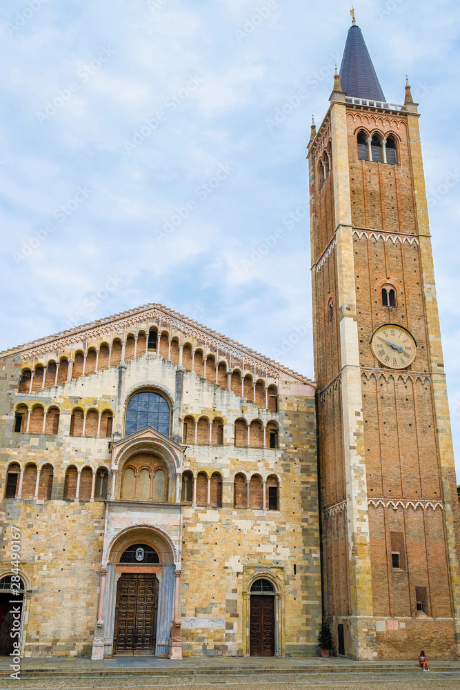Parma, Italy - July, 14, 2019: Catholic Parma, Italy