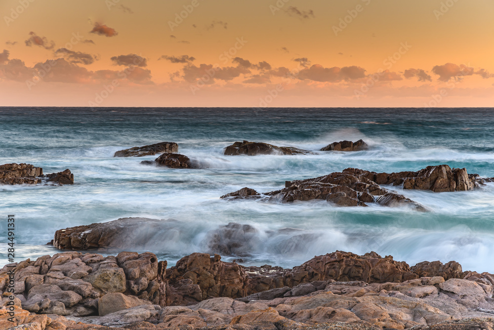Wild and Windy Rugged Seascape