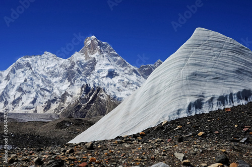 Gasherbrum II peak 8,035 meters the 13th highest in the world  photo