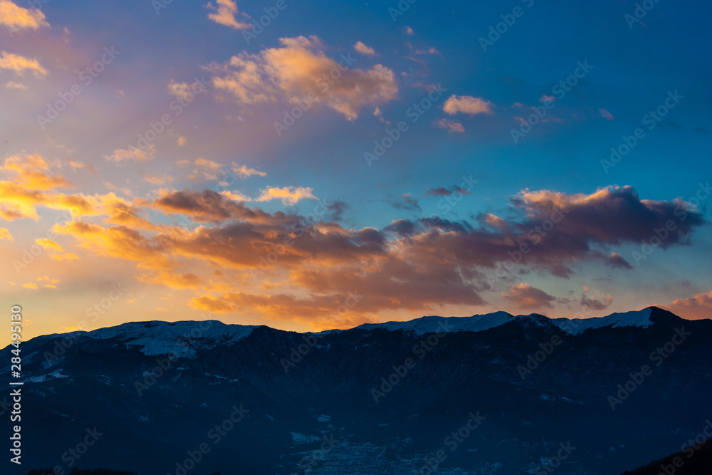 Sunset in Mount Grappa