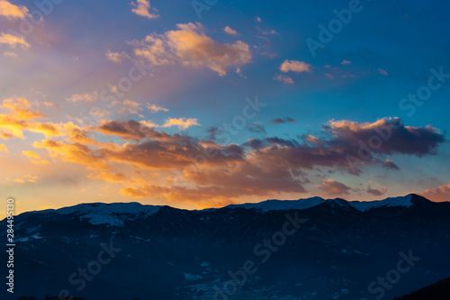 Sunset in Mount Grappa