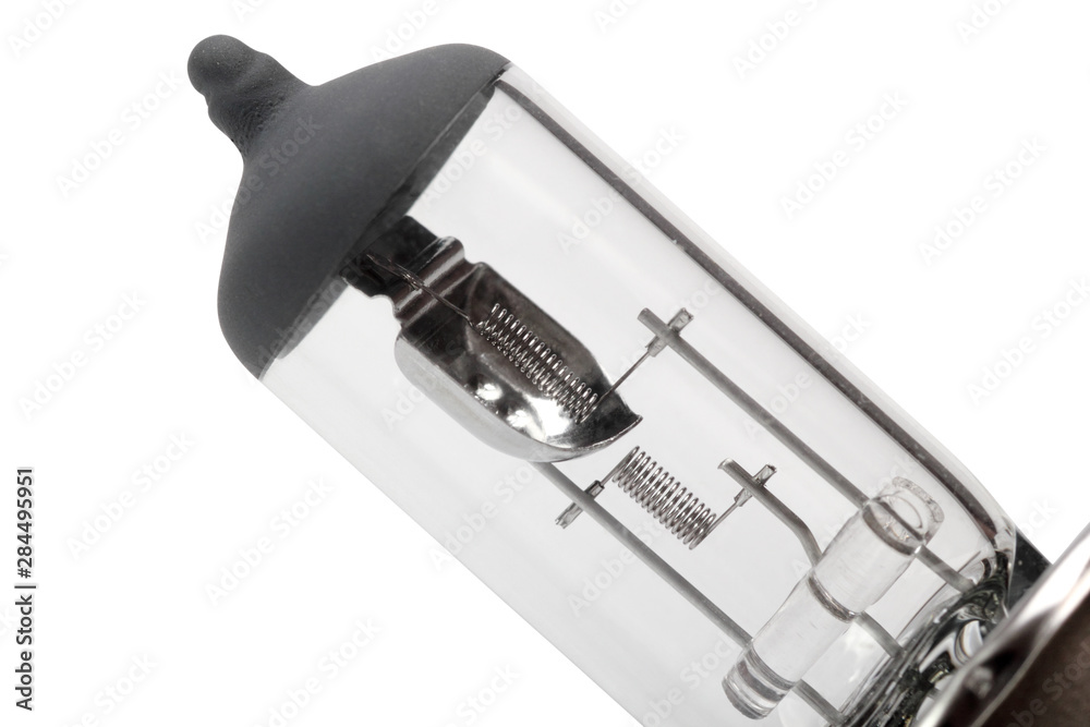 Halogen Auto Bulb H4. Isolated with clipping path.