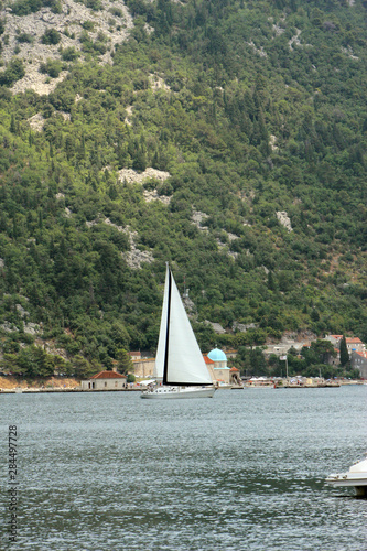 Boka kotorska bay in Montenegro