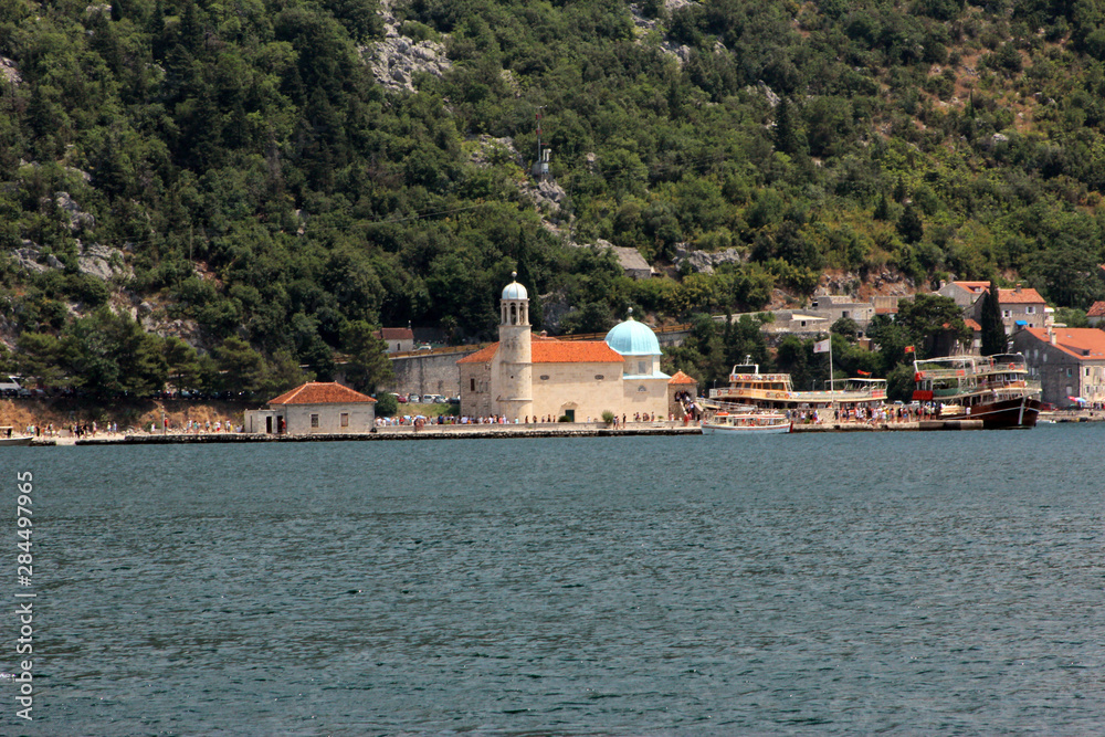 Boka kotorska bay in Montenegro Boka kotorska bay in Montenegro