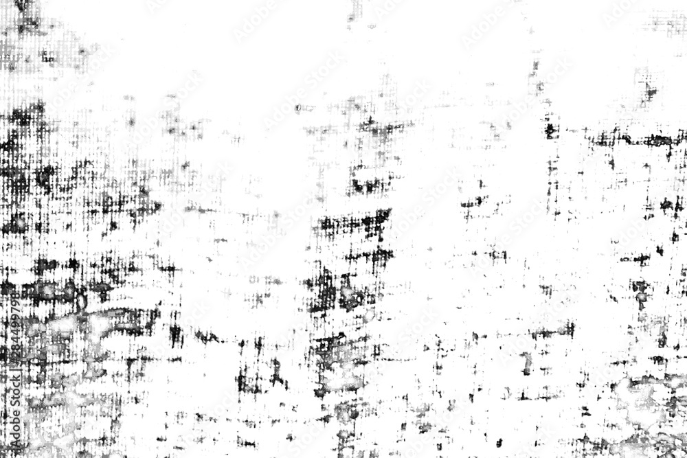 Distressed overlay texture of weaving fabric