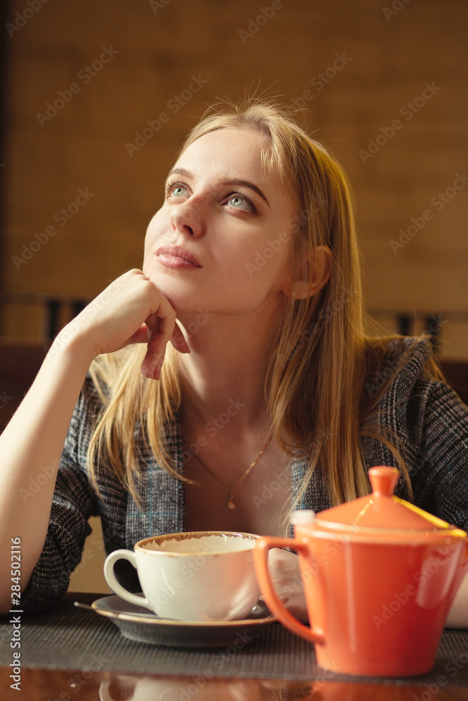 woman in cafe woman in cafe