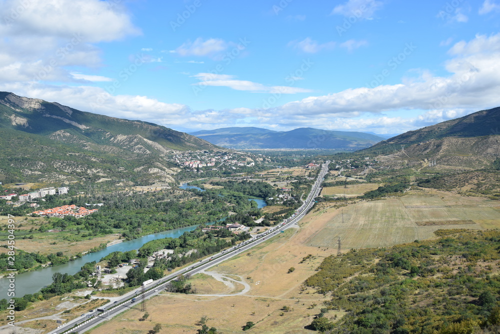 View of Mtskheta, the historic capital of Georgia View of Mtskheta, the historic capital of Georgia