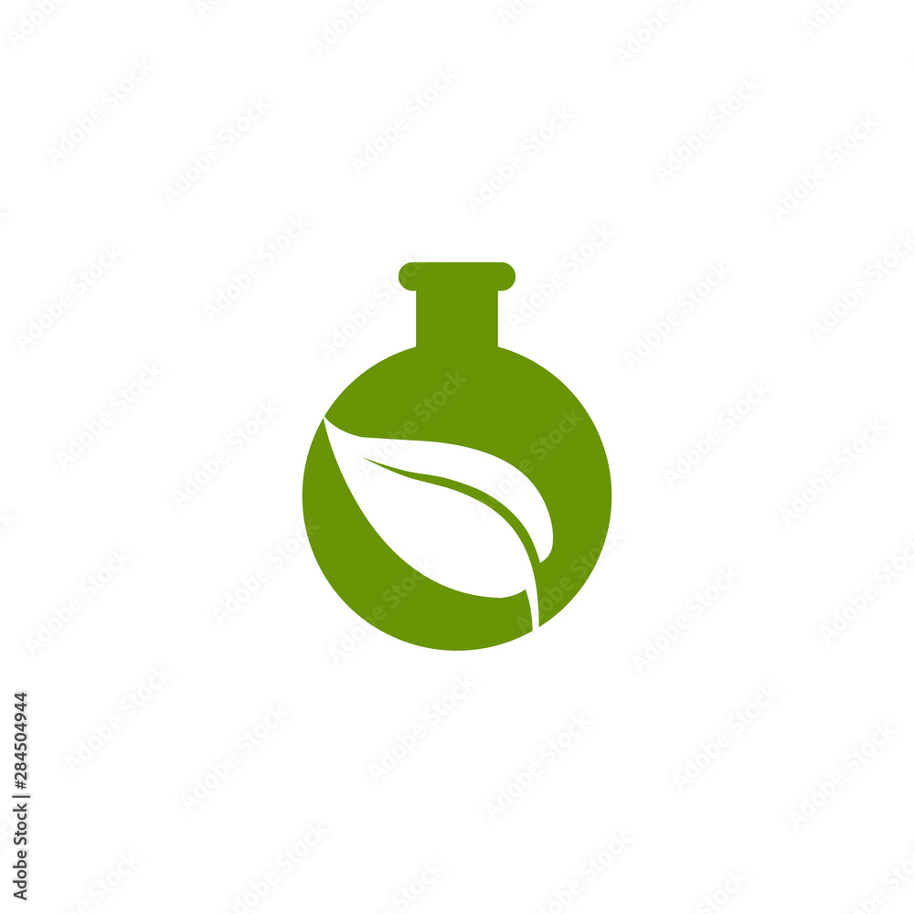 Obraz premium Lab logo design vector template