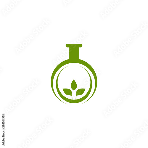 Lab logo design vector template