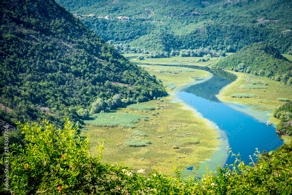 Montenegro, Crnojevica river in national park