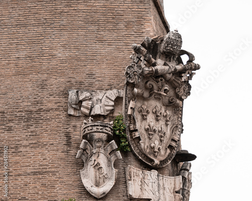 Outside of the Vatican walls in Rome