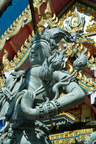 prächtige Tempelanlage in Nakhon Phanom, Thailand