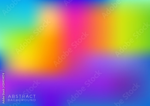 Vector Illustation Abstract blurred gradient mesh background