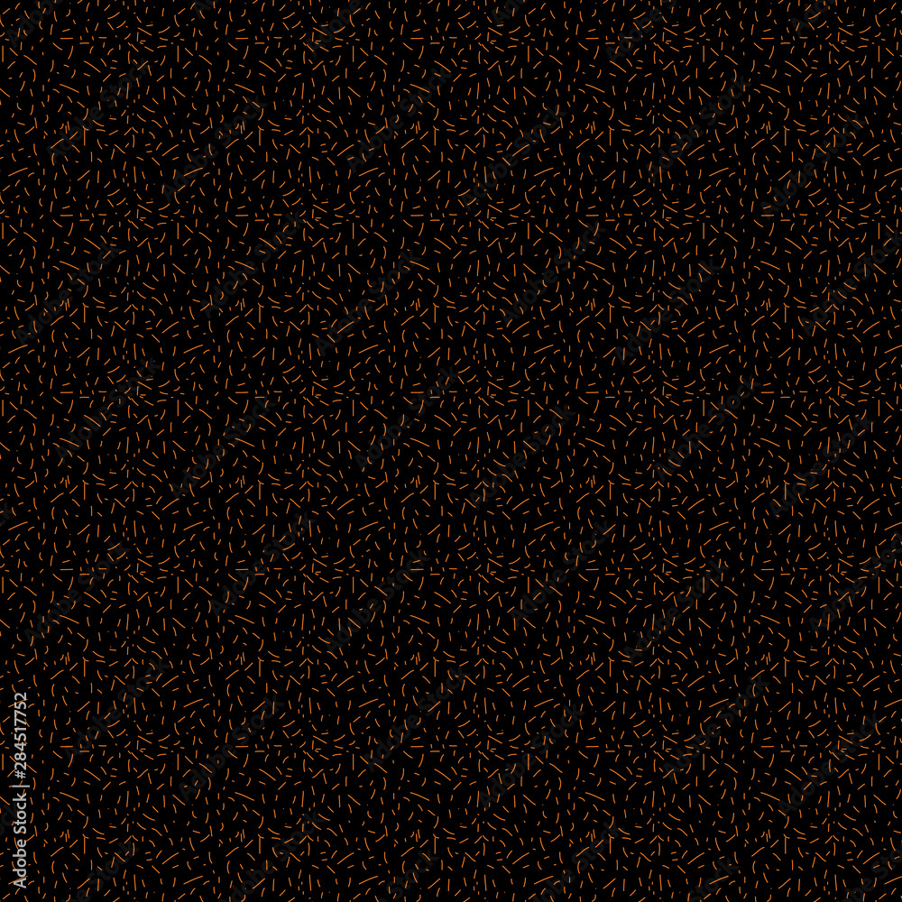 Seamless vector pattern of dots, strokes, lines on black background. Graphic abstract background. Hand-drawn scribbles. Laconic texture in minimalism. Black background Seamless vector pattern of dots, strokes, lines on black background. Graphic abstract background. Hand-drawn scribbles. Laconic texture in minimalism. Black background
