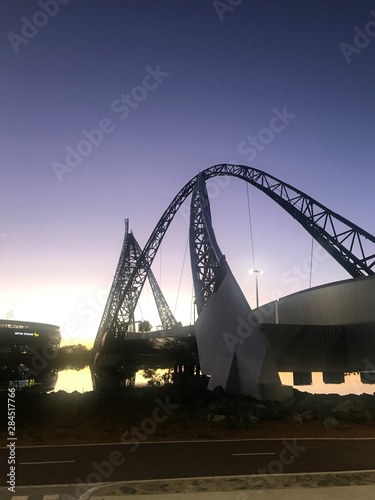 bridge at night