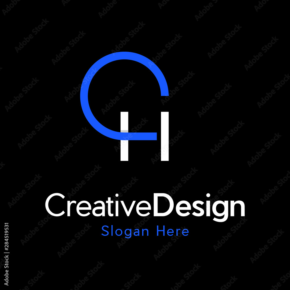 Initial Letter CH Logo Design Monogram Creative Modern Sign Symbol Icon, CH HC Letter Logo Design vector. Illustration of Letter CH HC monogram Logo vector Initial Letter CH Logo Design Monogram Creative Modern Sign Symbol Icon, CH HC Letter Logo Design vector. Illustration of Letter CH HC monogram Logo vector