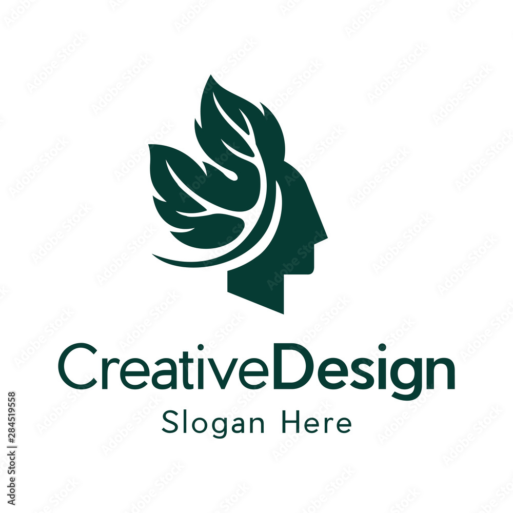 Abstract design concept for beauty salon, massage, cosmetic and spa. Vector female logo design template. beauty Natural women face logo design inspiration Abstract design concept for beauty salon, massage, cosmetic and spa. Vector female logo design template. beauty Natural women face logo design inspiration