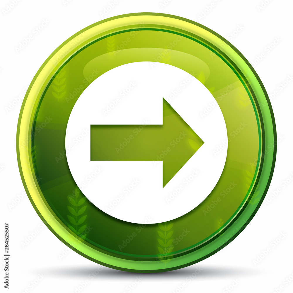 Next icon spring bright natural green round button illustration Next icon spring bright natural green round button illustration