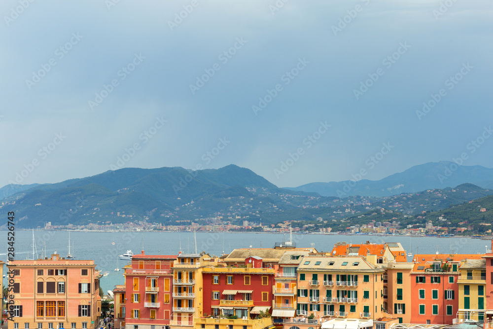 Obraz premium Romantic view at Silence, Baia del Silenzio, Sestri Levante, Liguria, Italy
