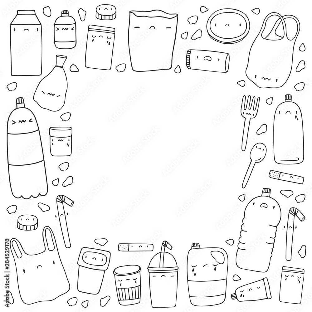 Reduce Reuse Recycle Black And White