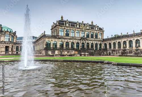 Zwinger Palace, museum complex and most visited monument in Dresden, Germany