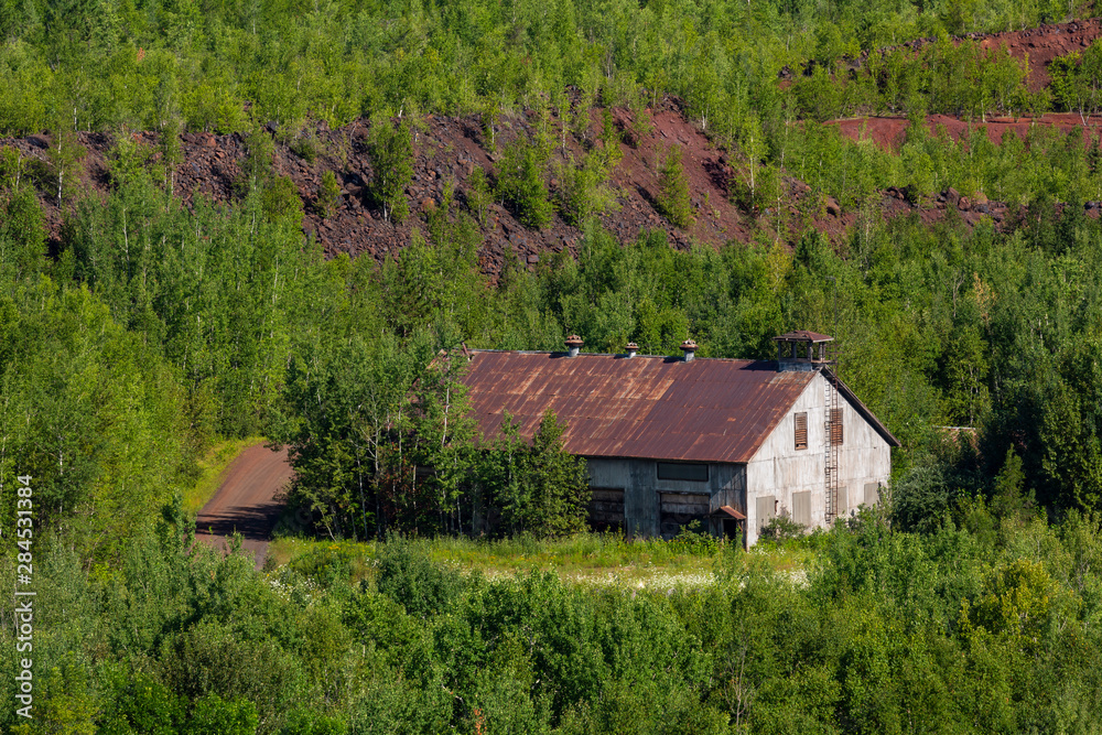 Old Abandoned Mine Building