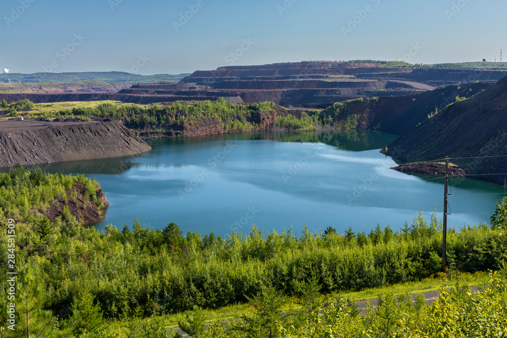 Iron Ore Mine Scenic Landscape View