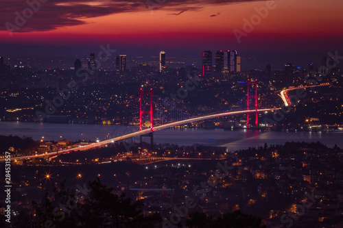 Bosphorus Bridge and Cityscape of Istanbul
