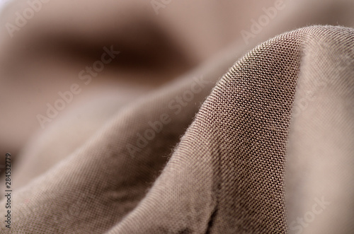 Green material fabric cloth texture macro blur background