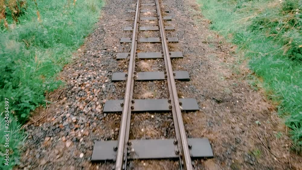 South Tynedale Railway. Steam train on Alston, Cumbria, England, United Kingdom, Europe - 10th of August 2019