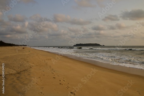 beach at sunset