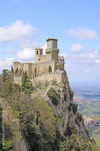 San Marino. Fortress on Titano mount