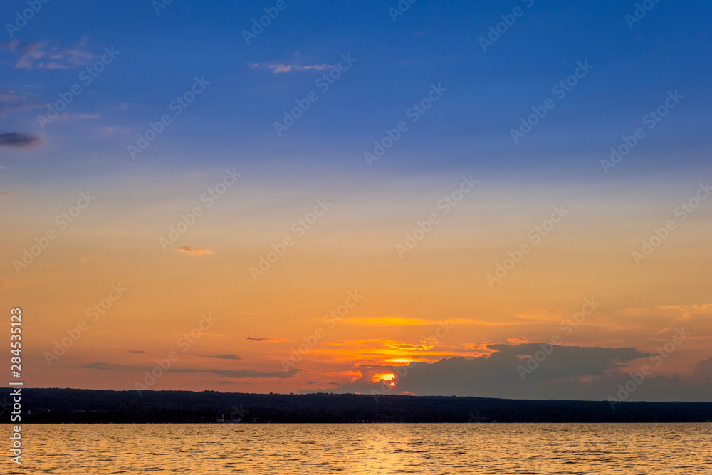 Sunset at the Ammersee, Bavaria, Germany