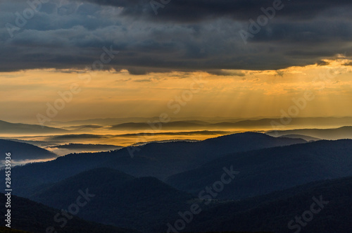 wschód słońca Bieszczady © wedrownik52