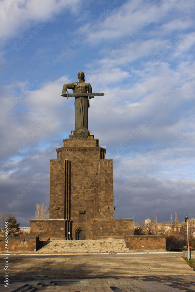 Mother Armenia, monumental statue in Victory Park. Yerevan, Armenia Mother Armenia, monumental statue in Victory Park. Yerevan, Armenia