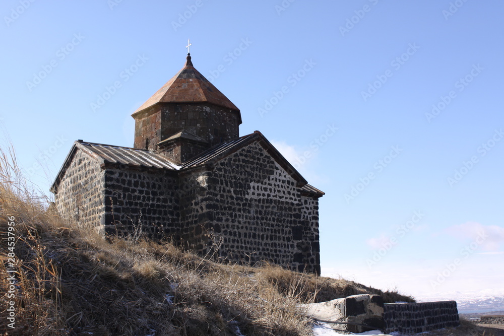 Fototapeta premium Armenia, Sevan. Surp Astvatsatsin church
