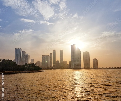 san diego skyline at sunset