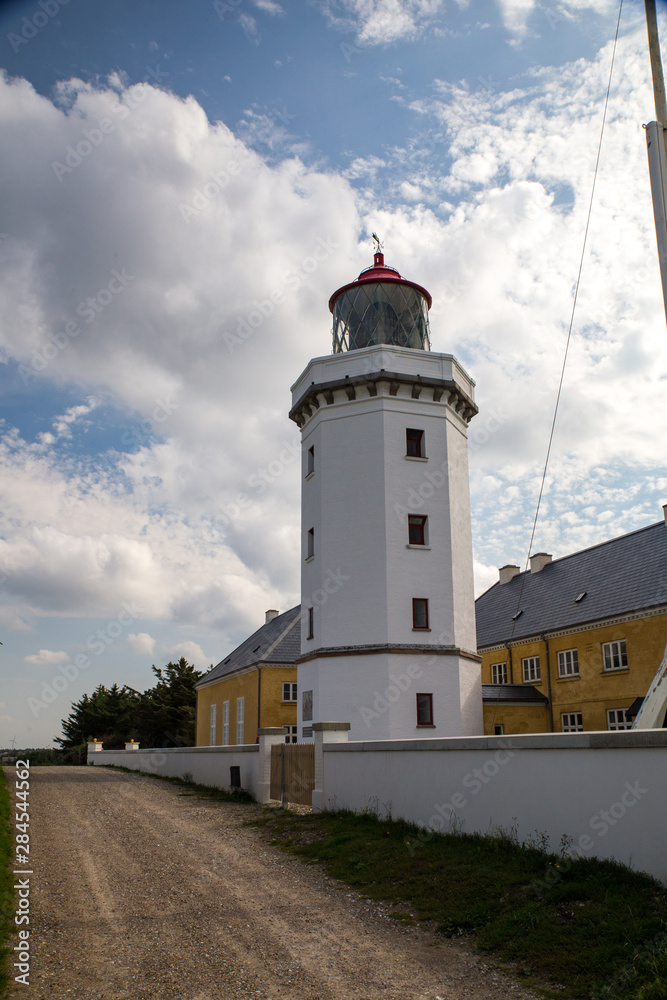 Leuchtturm in Hanstholm in Dänemark