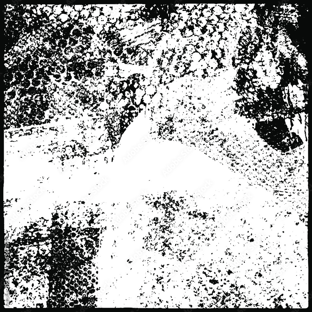 Fototapeta premium Grunge is black and white. Abstract dark texture. The pattern is monochrome for the backdrop. Chaotic dirty spots