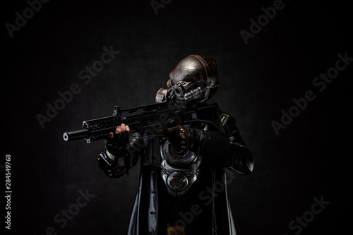 Post apocalyptic cyborg warrior  © Warpedgalerie