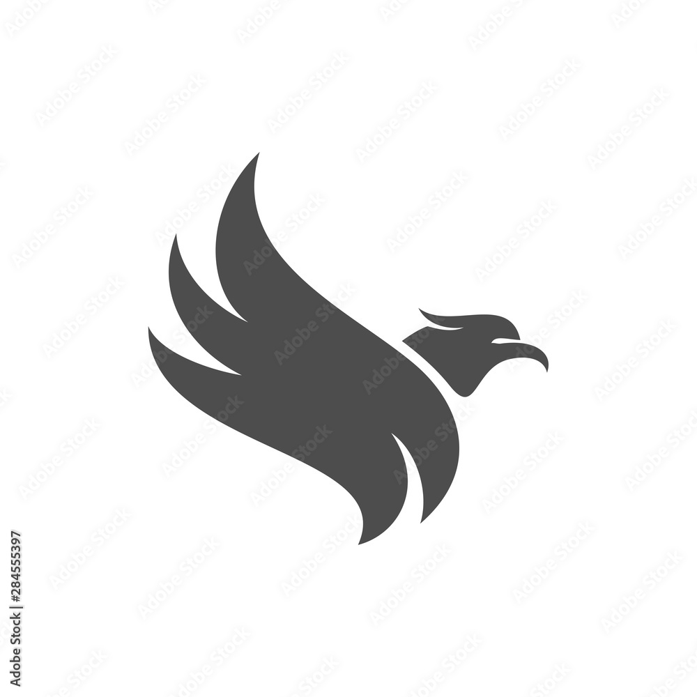 Eagle logo design vector. Sport Eagle logo template Eagle logo design vector. Sport Eagle logo template