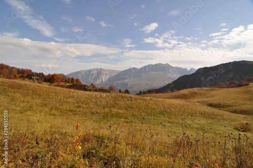 autumn mountain landscape in the mountains