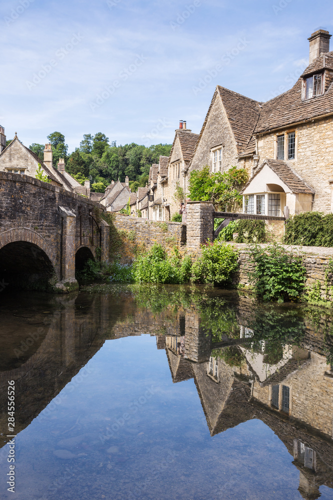 Cotswold village of Castle Combe, South England