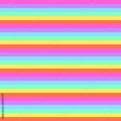 Seamless pattern with rainbow stripes