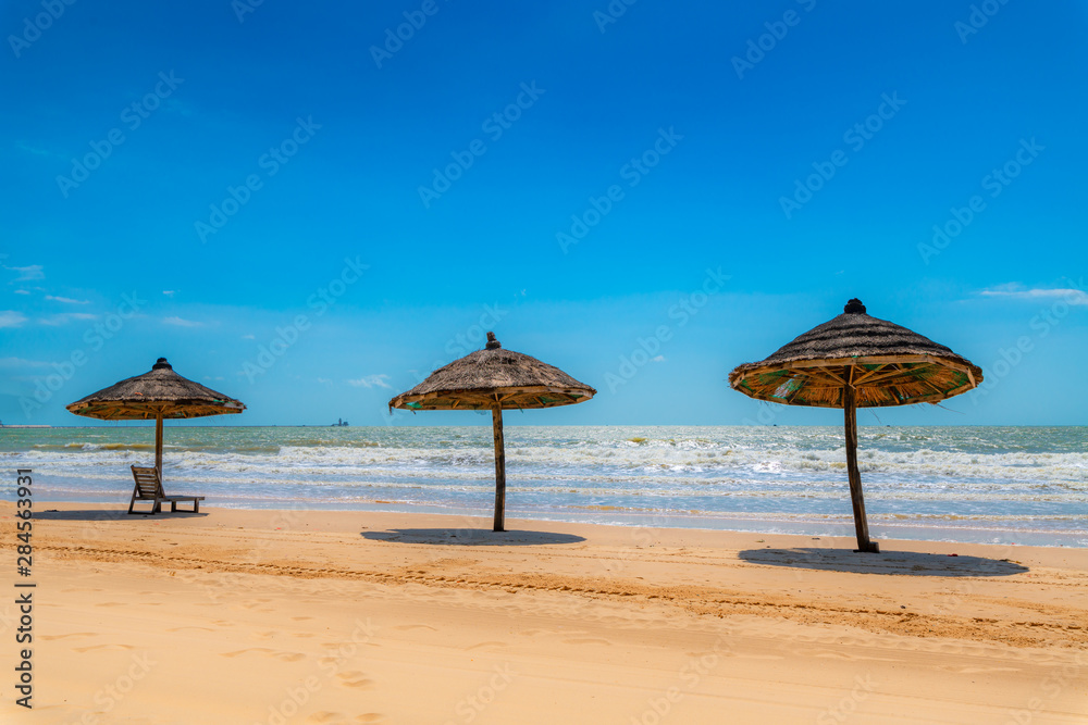 Summer coastal beach view in Zhanjiang, Guangdong Province, China Summer coastal beach view in Zhanjiang, Guangdong Province, China